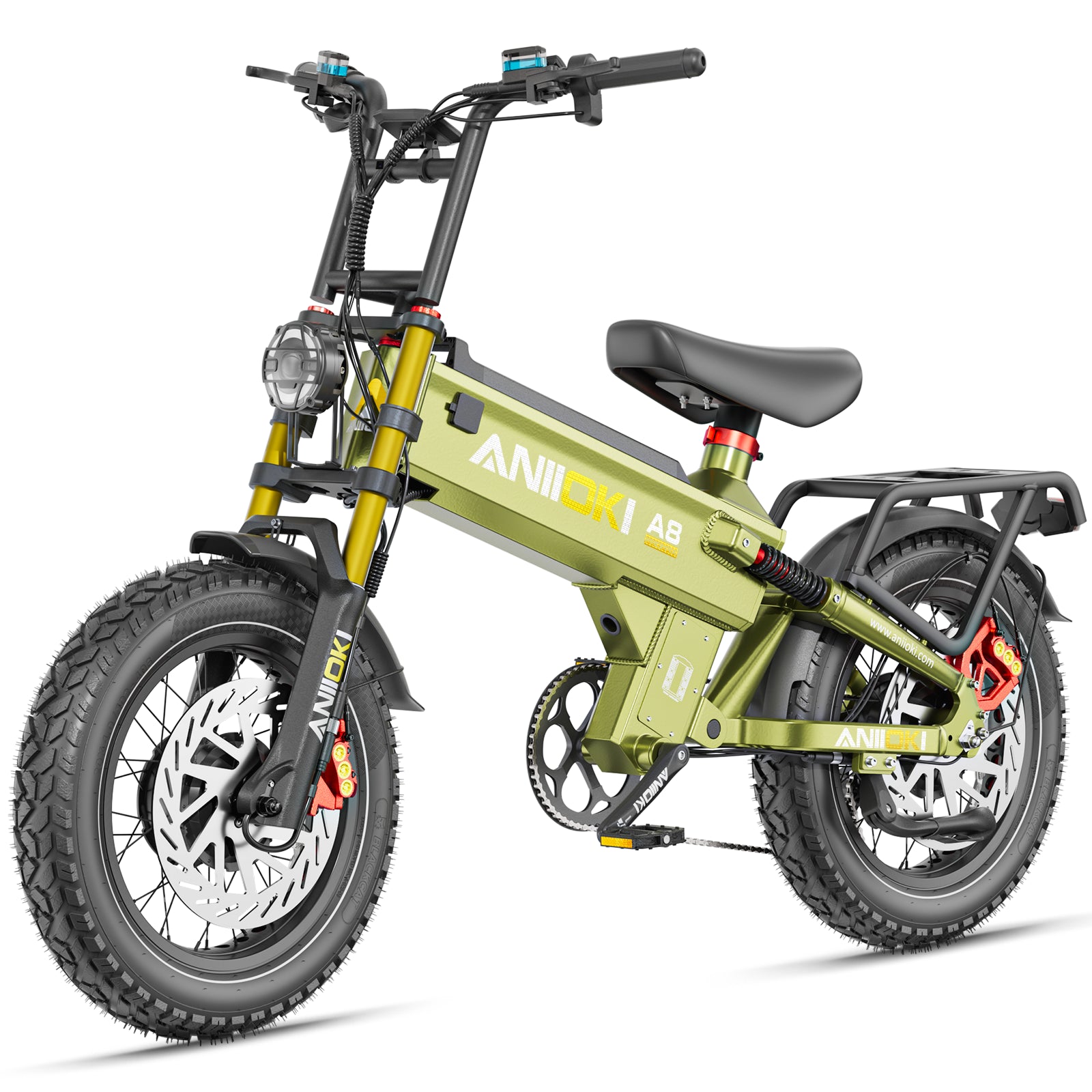 2025 Version A8 Pro Max 52V Dual Motor Ebike