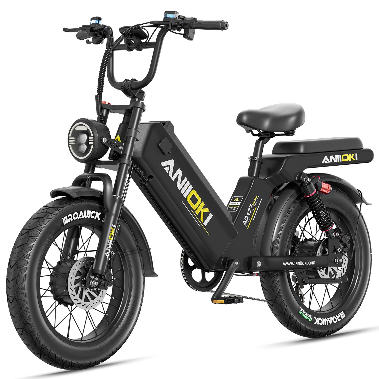 2025 Version AQ177 Pro Max 52V Dual Motor Ebike